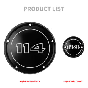 EN000401 HCmotorku Black Derby Cover Timer Cover Engine Cover White Characters for Harley Softail Street Bob Fat Bob Low Rider ‘22-’25 Product List