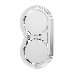 FR000602 HCmotorku Chrome ABS Front Brake Caliper Accessories for Indian Scout Sixty ‘15-’23 Bobber ‘18-’23