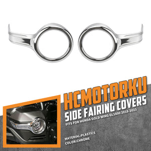 FR001502 HCmotorku Fog Lamp for Honda Gold Wing GL1800 '18-'23 Chrome