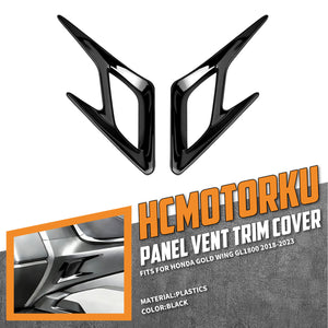 FR001801_HCmotorku_Rear Vent Side Panel Accent Fairing for Honda Goldwing GL1800 '18-'23 Black