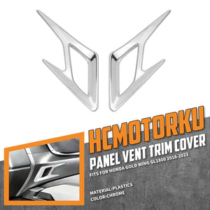 FR001802_HCmotorku_Rear Vent Side Panel Accent Fairing for Honda Goldwing GL1800 '18-'23 Chrome