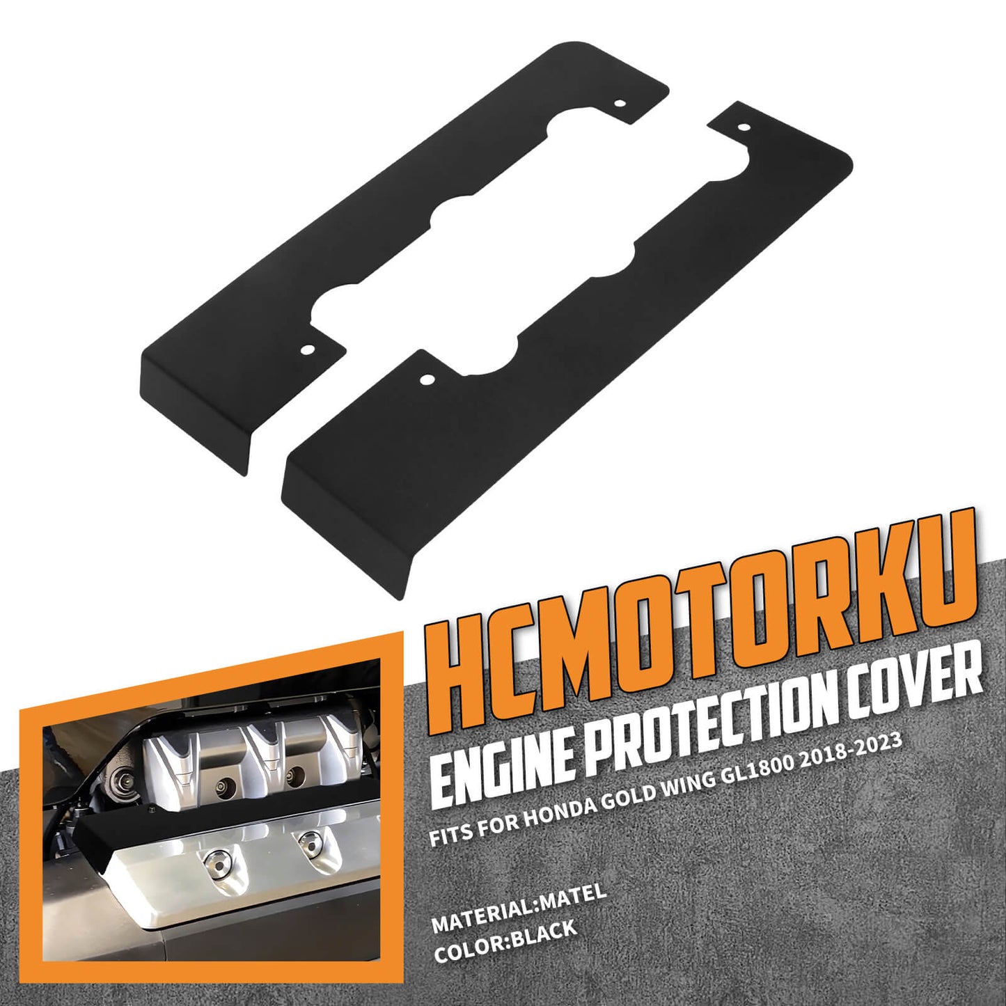 FR002601_HCmotorku_Rugged Metal Engine Case Protector Cover For Honda Gold Wing '18-'23