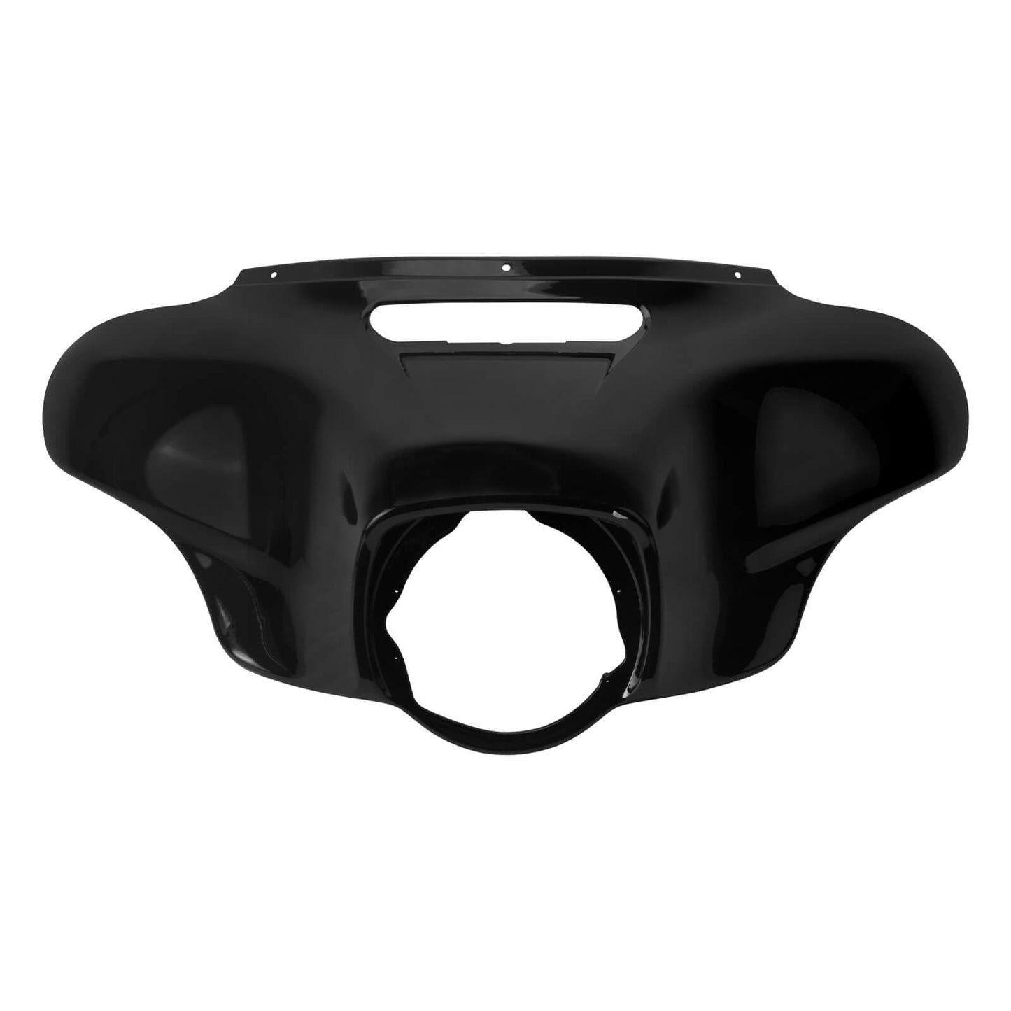 FR003101_HCmotorku_Vivid Black Front Batwing Outer Fairing for Harley Touring ‘14-’24