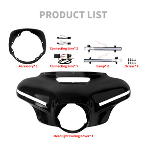 FR003102_HCmotorku_Front Batwing Outer Fairing with LED Turn Signal for Harley Touring ‘14-’24 Product List