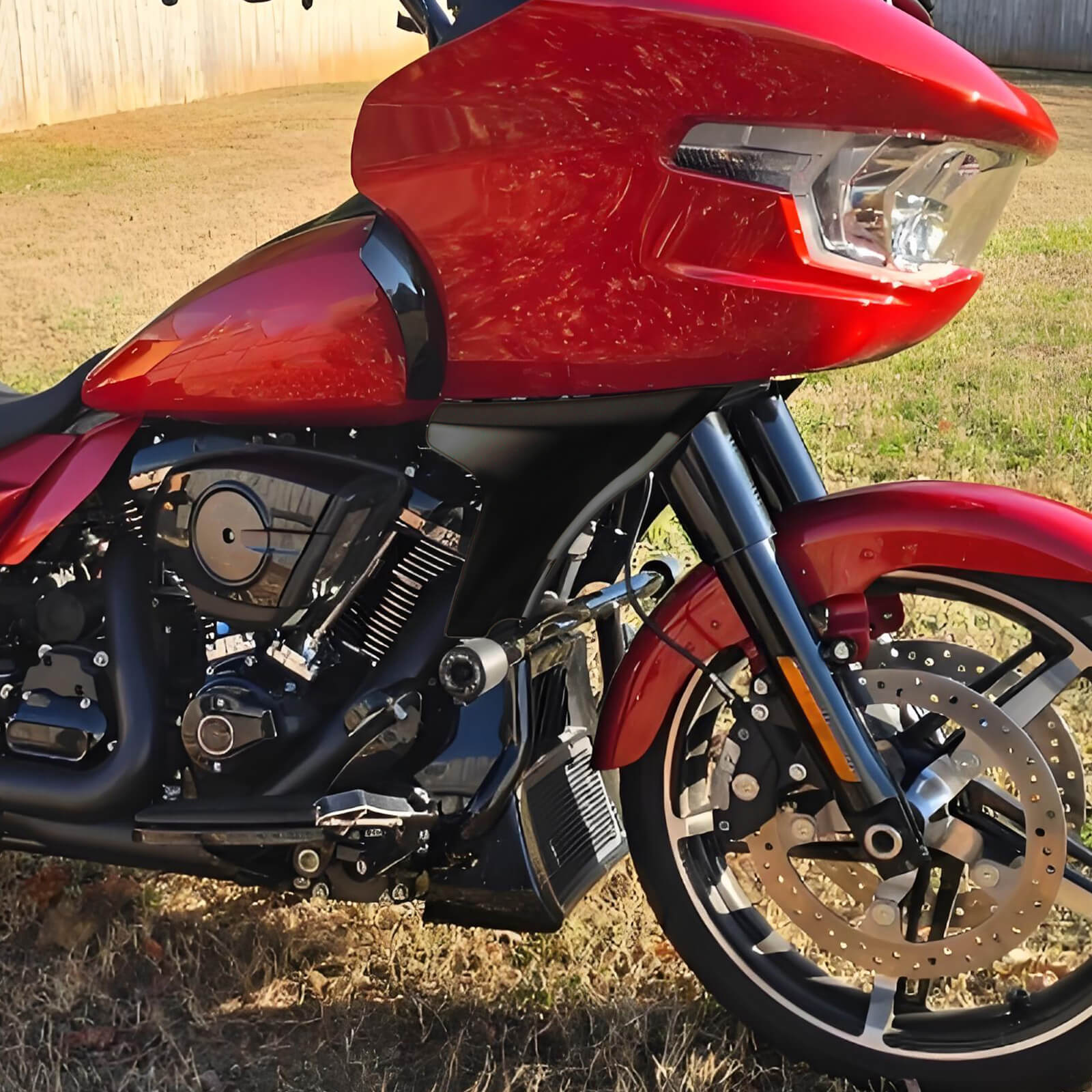 FR003301 HCmotorku Complete Chin Fairing Spoiler for harley