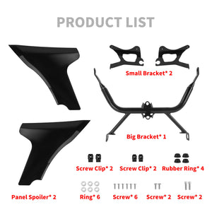 FR003301 HCmotorku Complete Chin Fairing Spoiler for harley road glide 2024 - product list