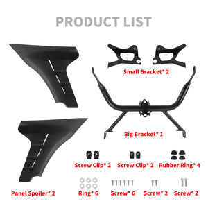 FR003304_HCmotorku_Unpainted Side Spoilers Fairing with Bracket for Harley CVO Road Glide ‘23-’25 Product List