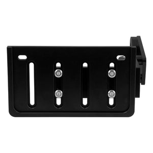 FR003601_HCmotorku_Black CNC Side Mount License Plate Bracket Support Holder for Harley Softail ‘18-Up Front