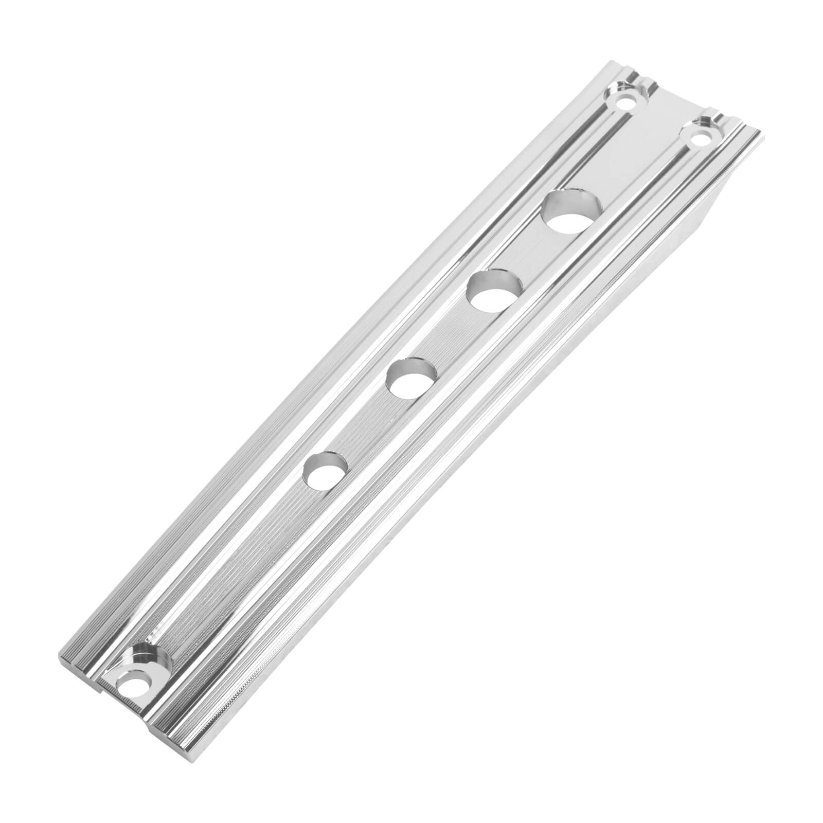 FR004002_HCmotorku_Chrome CNC Aluminum Lower Dash Panel Extension for Harley Softail Fat Boy ‘18-Up