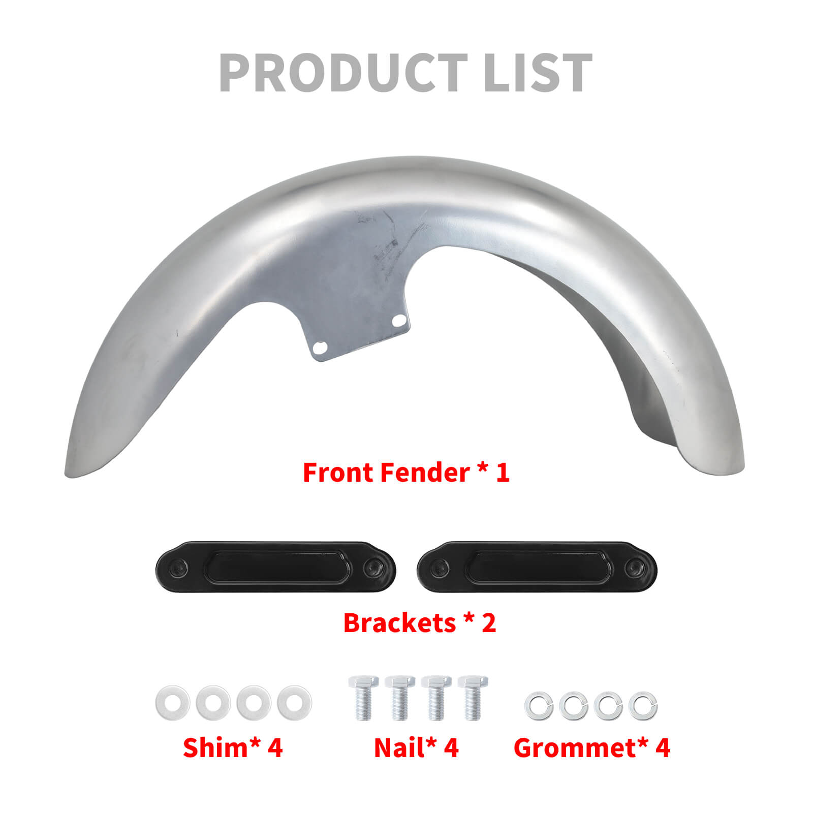 FR004102 HCmotorku_ 19” Unpainted Front Fender Mudguard for Harley Touring ‘24-’25 CVO FLTR ‘23-’25  Product List