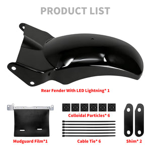 FR0045_HCmotorku_Rear Fender w/ LED Signals for Harley Softail Product List