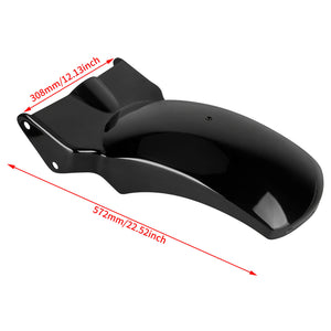 FR0045_HCmotorku_Rear Fender w/ LED Signals for Harley Softail Size