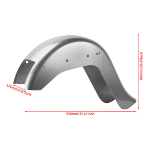 FR004602_HCmotorku_6” Premium Unpainted Rear Extended Fender for Harley Softail Models ‘86-’17 Size