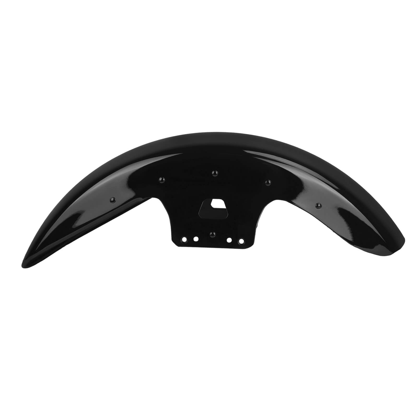 FR004801_HCmotorku Gloss Black 19” Front Fender Wheel Wrap Mudguard For Harley Touring ‘14-’23