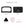 FR004901_HCmotorku_Black ABS Plastics Curved Laydown License Plate Bracket Mount For Harley Honda Product List