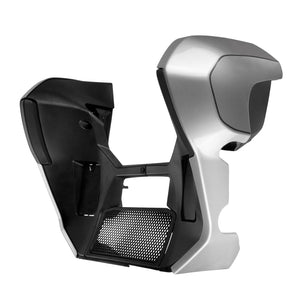 FR005004 HCmotorku Customized Silver Lower Fairing Engine Guard for Harley Touring Street Glide Road Glide ‘23-’25 