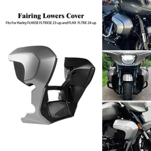 FR005004 HCmotorku Customized Silver Lower Fairing Engine Guard for Harley Touring Street Glide Road Glide ‘23-’25 
