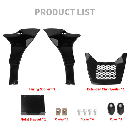 FR005101_HCmotorku_Gloss Black Chin Fairing Spoiler for Harley Softail Low Rider ST ‘22-’24 Product List