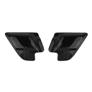 FR005502 HCmotorku Premium Gloss Black Side Panel Covers for Harley Touring Models '97-'07