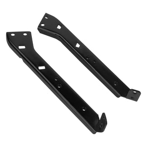FR005601 HCmotorku Black Iron Saddlebag Support Brackets Set for Harley Touring FLT FLH ‘85-’08