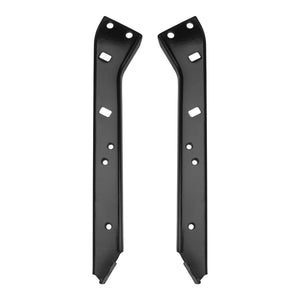 FR005601 HCmotorku Black Iron Saddlebag Support Brackets Set for Harley Touring FLT FLH ‘85-’08