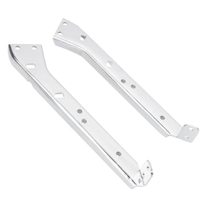 FR005602 HCmotorku Chrome Iron Saddlebag Support Brackets Set for Harley Touring FLT FLH ‘85-’08