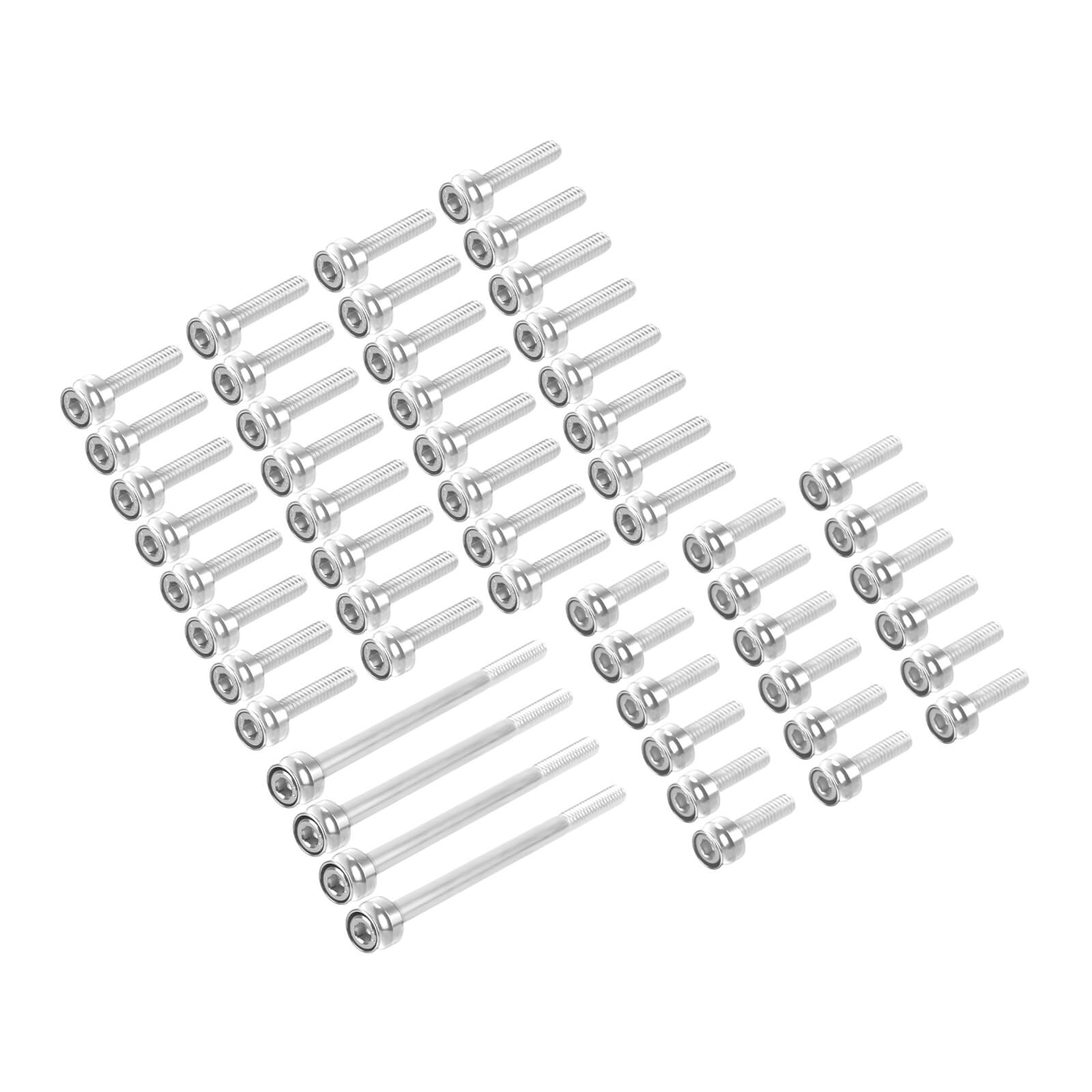 FR006101 HCmotorku Chrome Cover Screw Kit for Harley Softail ’18-’25 Touring ‘17-’25