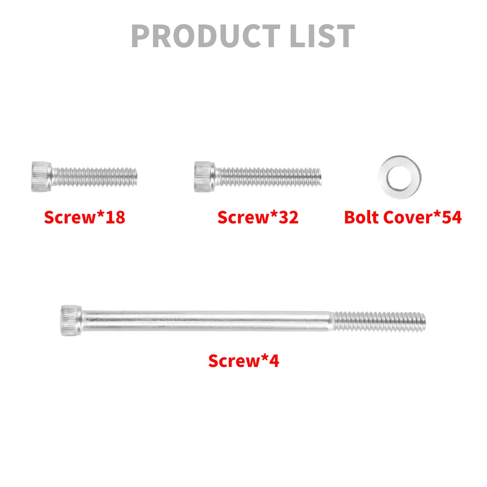 FR006101 HCmotorku Chrome Cover Screw Kit for Harley Softail ’18-’25 Touring ‘17-’25 Product List