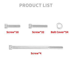 FR006101 HCmotorku Chrome Cover Screw Kit for Harley Softail ’18-’25 Touring ‘17-’25 Product List