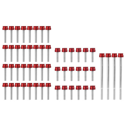 FR006102 HCmotorku Red Cover Screw Kit for Harley Softail ’18-’25 Touring ‘17-’25