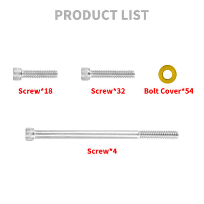 FR006103 HCmotorku Gold Cover Screw Kit for Harley Softail ’18-’25 Touring ‘17-’25 Product List