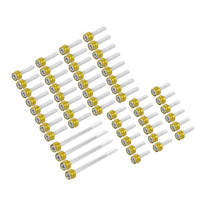 FR006103 HCmotorku Gold Cover Screw Kit for Harley Softail ’18-’25 Touring ‘17-’25