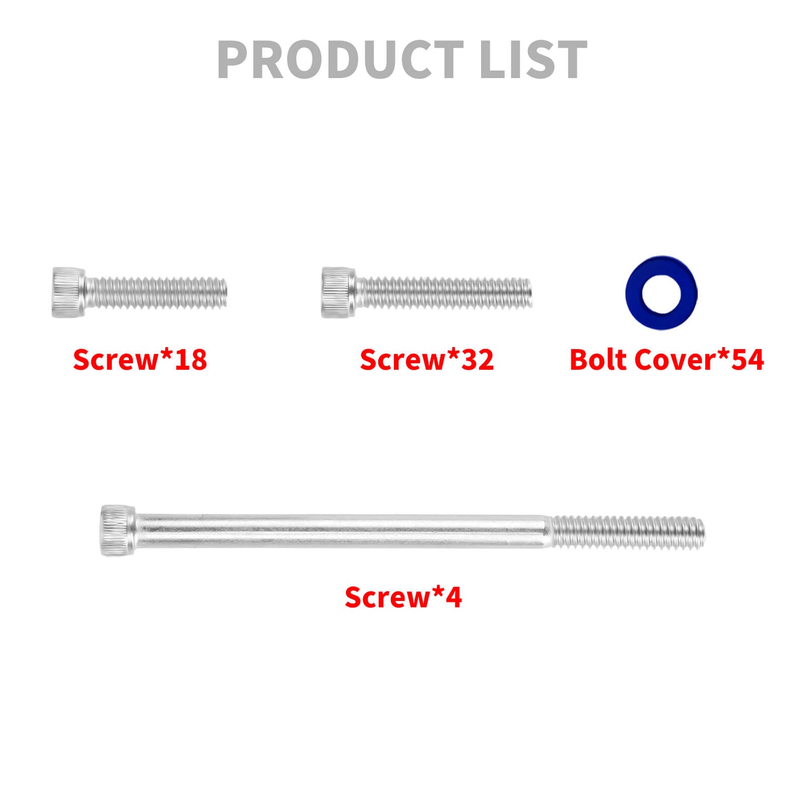 FR006104 HCmotorku Blue Cover Screw Kit for Harley Softail ’18-’25 Touring ‘17-’25 Product List