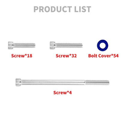 FR006104 HCmotorku Blue Cover Screw Kit for Harley Softail ’18-’25 Touring ‘17-’25 Product List