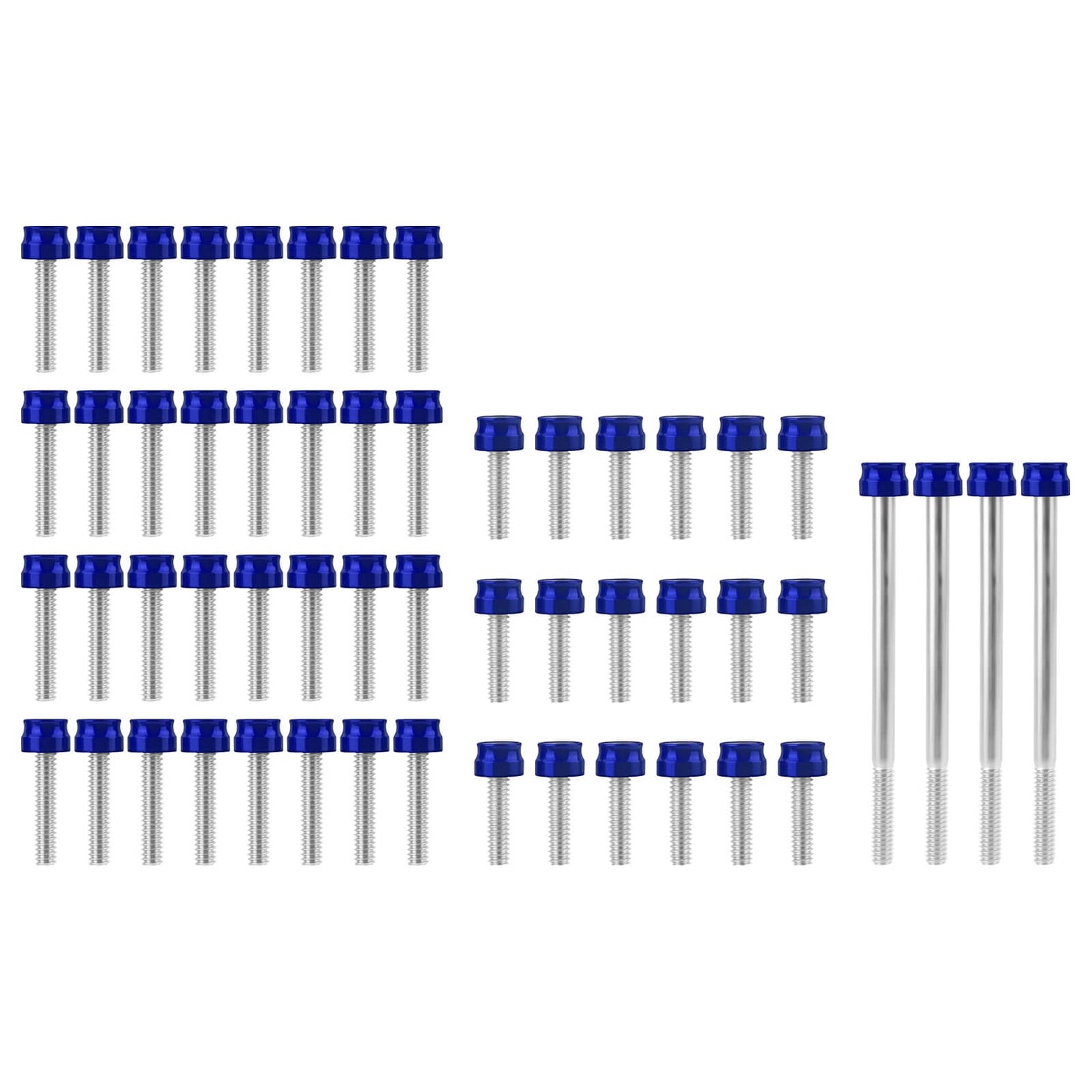 FR006104 HCmotorku Blue Cover Screw Kit for Harley Softail ’18-’25 Touring ‘17-’25