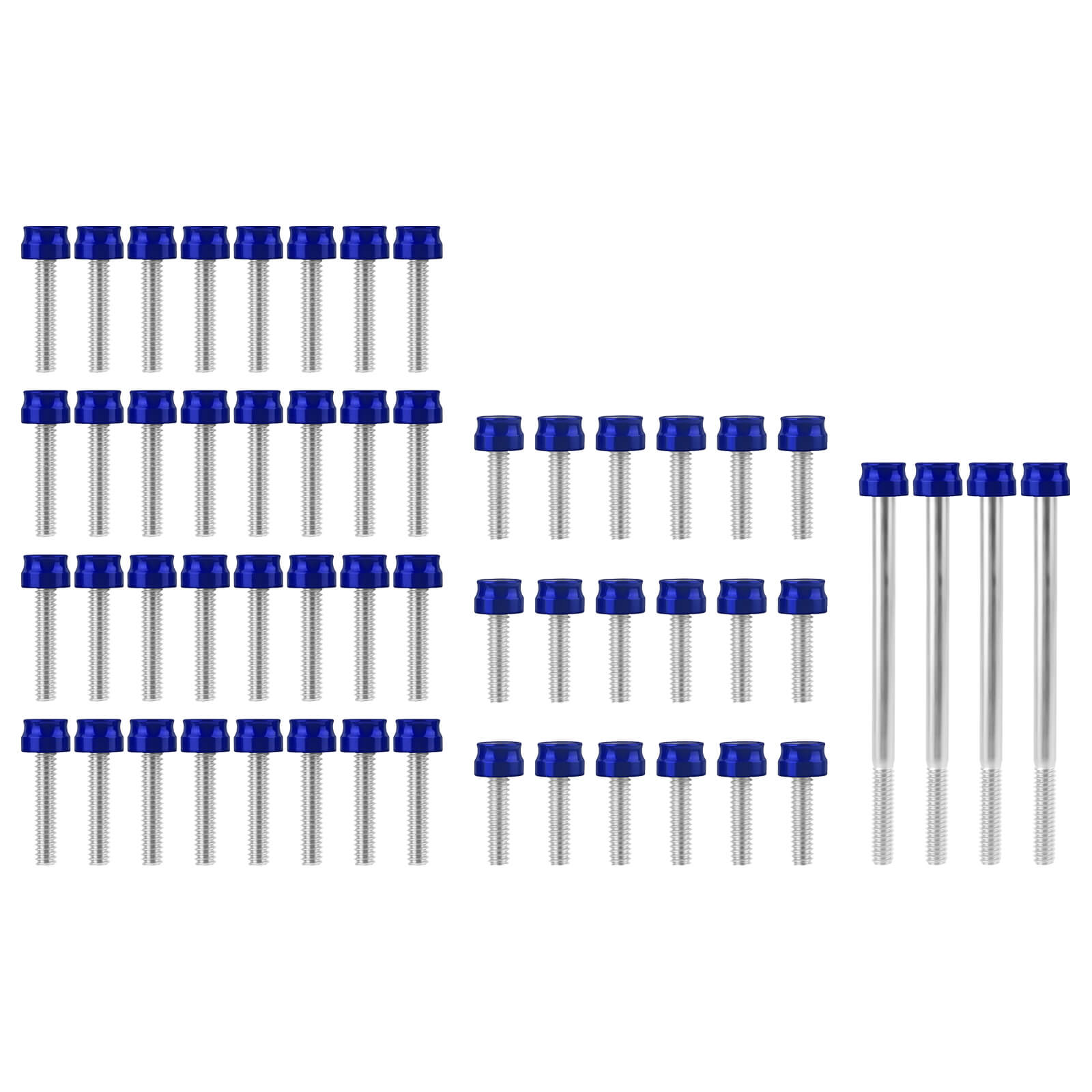 FR006104 HCmotorku Blue Cover Screw Kit for Harley Softail ’18-’25 Touring ‘17-’25