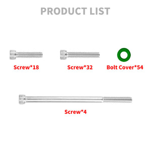 FR006105 HCmotorku Green Cover Screw Kit for Harley Softail ’18-’25 Touring ‘17-’25 Product List