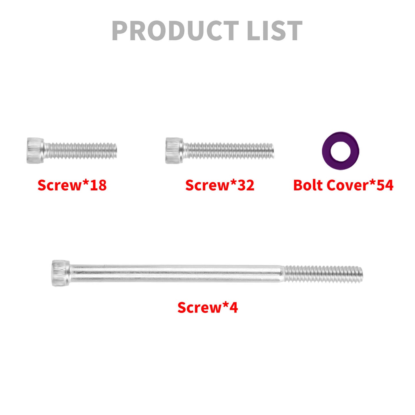 FR006106 HCmotorku Purple Cover Screw Kit for Harley Softail ’18-’25 Touring ‘17-’25 Product List