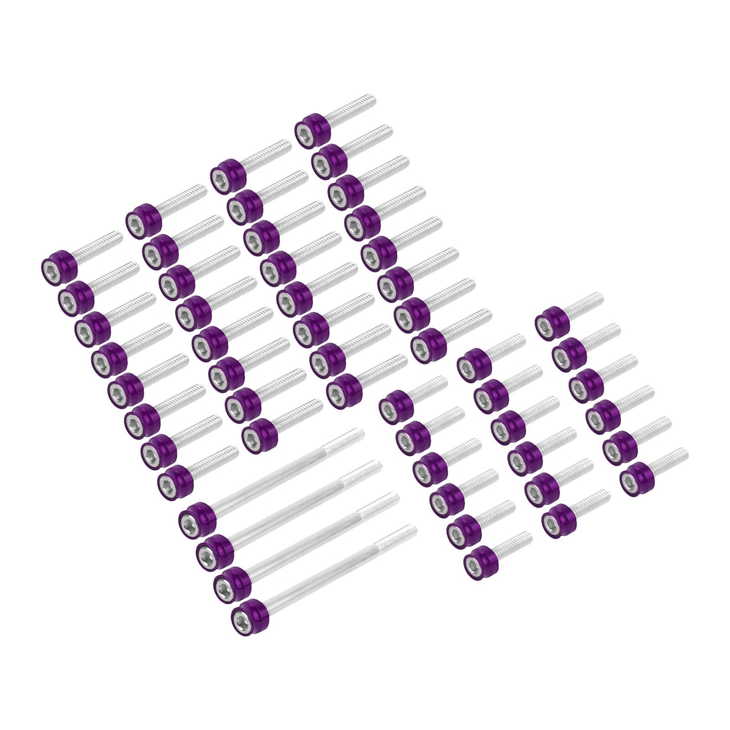 FR006106 HCmotorku Purple Cover Screw Kit for Harley Softail ’18-’25 Touring ‘17-’25