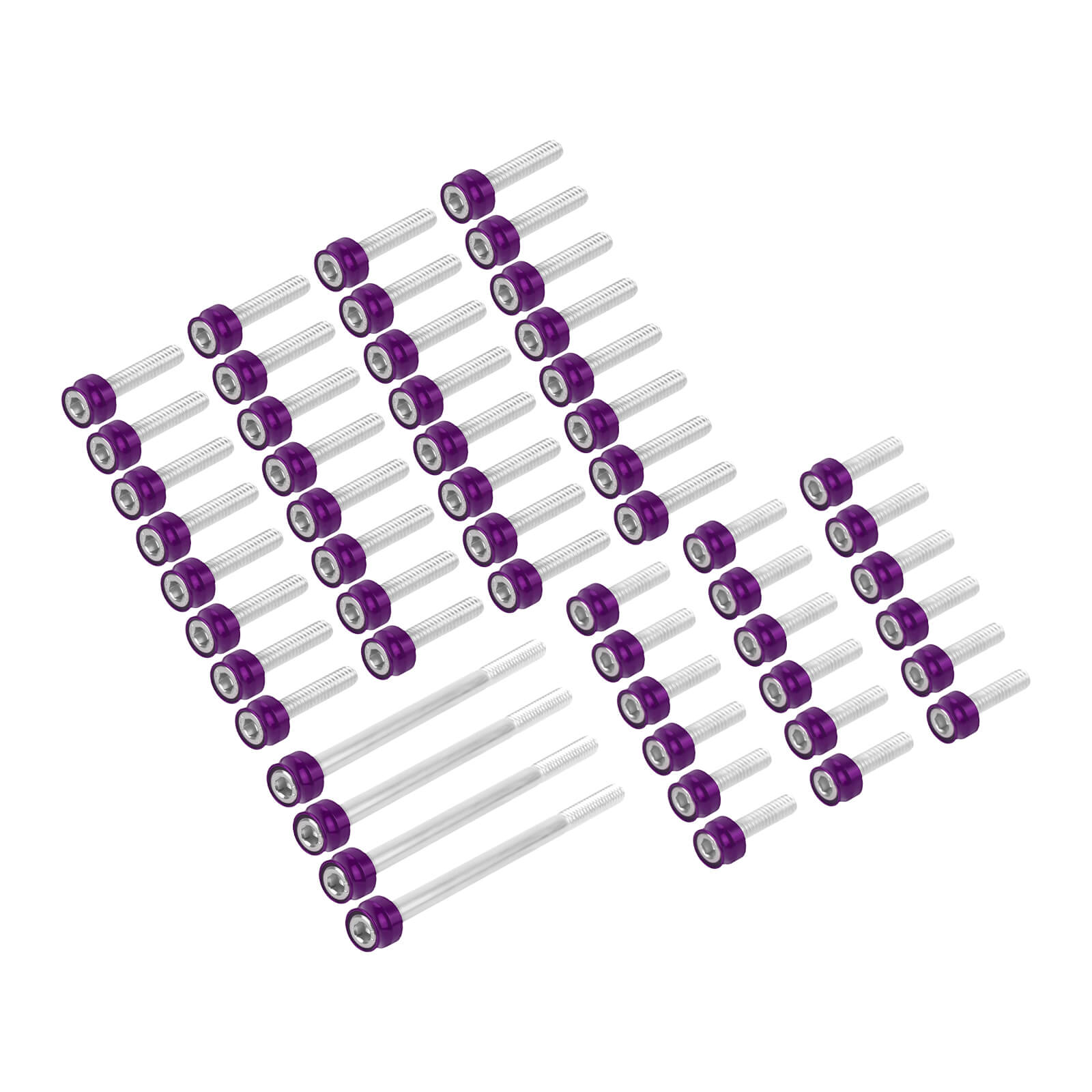 FR006106 HCmotorku Purple Cover Screw Kit for Harley Softail ’18-’25 Touring ‘17-’25