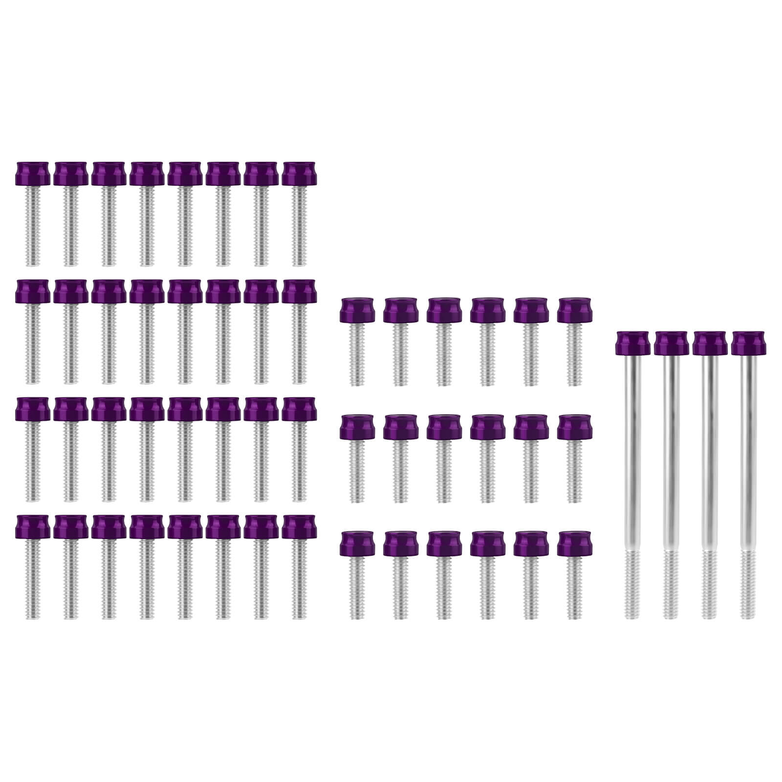 FR006106 HCmotorku Purple Cover Screw Kit for Harley Softail ’18-’25 Touring ‘17-’25