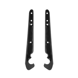 FR006201 HCmotorku Black Iron Rear Fender Strut Support Covers for Harley Sportster XL ‘04-’22