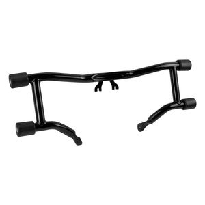 FR006401_HCmotorku_Highway Front Engine Guard Flat Out Bar Crash Bar-Gloss Black for Harley Touring ‘14-’25 Street Glide Electra Glide