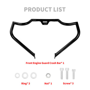 FR006501_HCmotorku_Black Engine Guard Highway Crash Bar for Harley Softail ‘18-Up Fat Bob Breakout Heritage Classic Product List