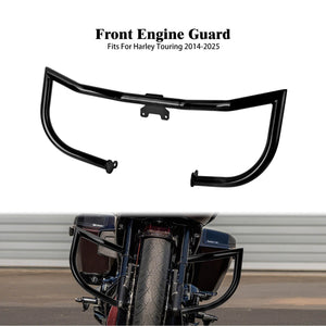 FR006701_HCmotorku_Front Crash Bar Highway Engine Guard for Harley Touring ‘14-’23 Road King Road Glide Street Glide Ultra Limited Tri Glide Freewheeler 