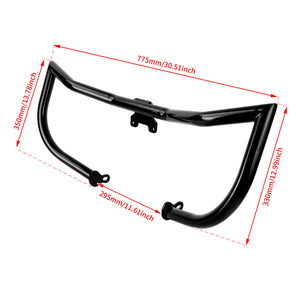 FR006701_HCmotorku_Front Crash Bar Highway Engine Guard for Harley Touring ‘14-’23 Road King Road Glide Street Glide Ultra Limited Tri Glide Freewheeler Size