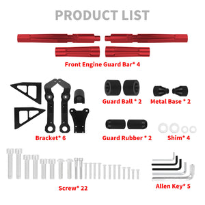 FR007102 hcmotorku Adjustable Aluminum Highway Engine Guard for Harley - Product list