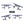 FR007103 Blue Adjustable Aluminum Highway Engine Guard for Harley Touring 2009-2025