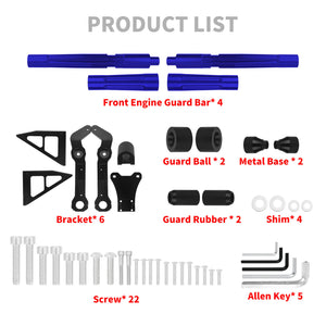 FR007103 hcmotorku Adjustable Aluminum Highway Engine Guard for Harley - product list