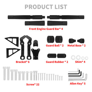 FR007103 hcmotorku Adjustable Aluminum Highway Engine Guard for Harley - Product list